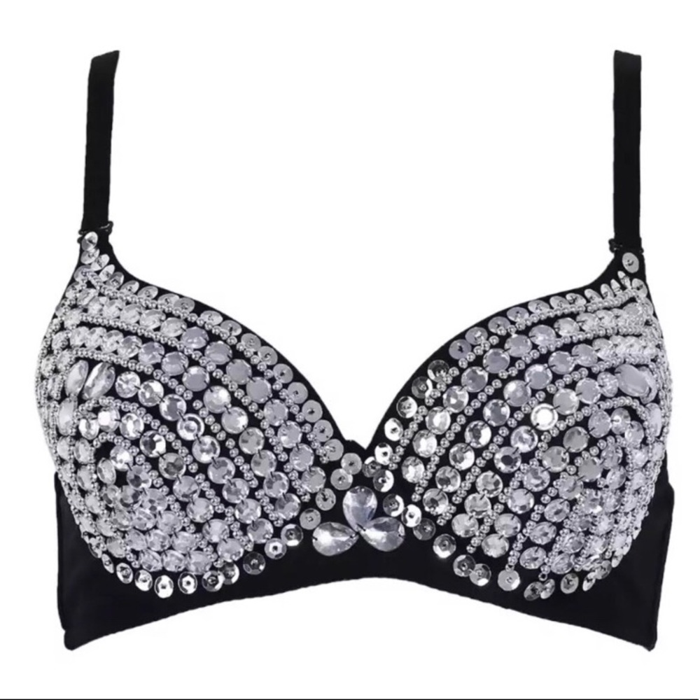 💎 Gorgeous Crystal Rhinestone Diamond Bra💎 - Picture 9 of 9